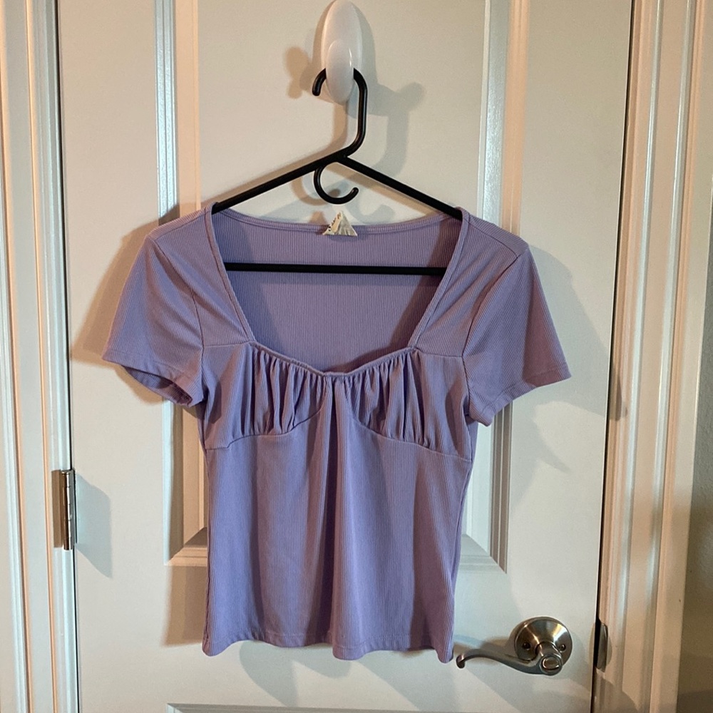 Lilac . Crop top. Never worn